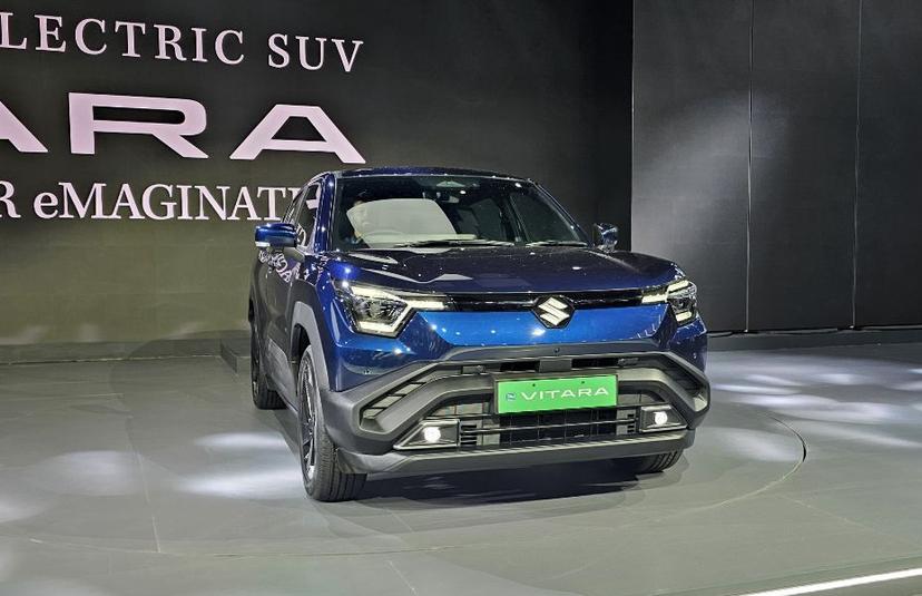 Bharat Mobility Global Expo 2025: Maruti Suzuki e Vitara Showcased In India Bharat Mobility Global Expo 2025: Maruti Suzuki e Vitara Showcased In India