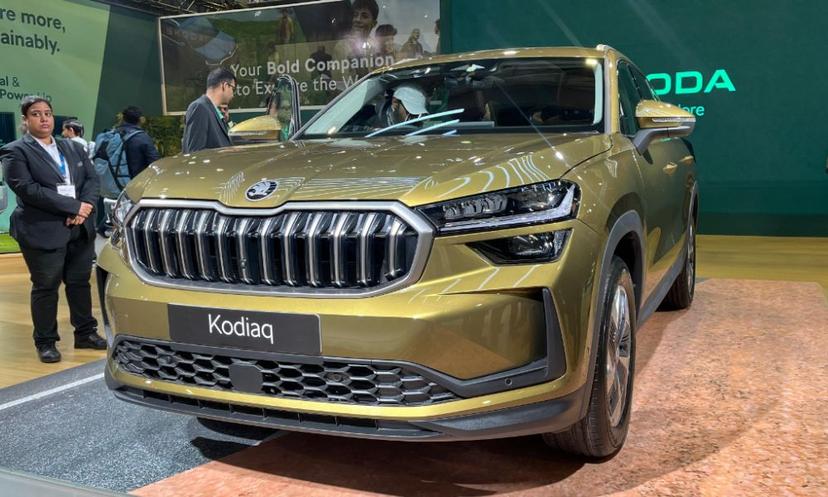Bharat Mobility Expo 2025: Second-Generation Skoda Kodiaq Unveiled In India; Launch In May 2025 Bharat Mobility Expo 2025: Second-Generation Skoda Kodiaq Unveiled In India; Launch In May 2025