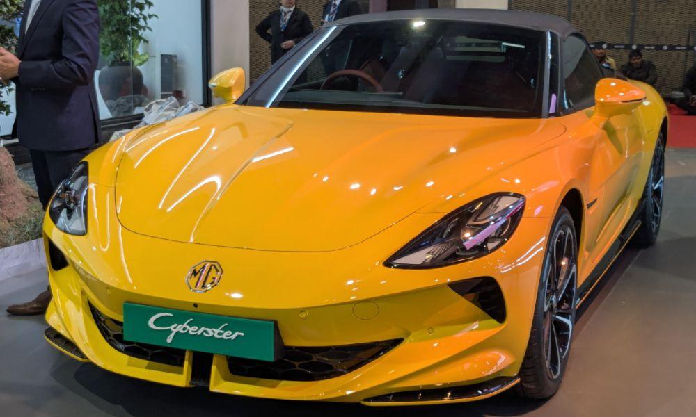Bharat Mobility Global Expo 2025: MG Cyberster Showcased; Bookings Open In March 2025 Bharat Mobility Global Expo 2025: MG Cyberster Showcased; Bookings Open In March 2025