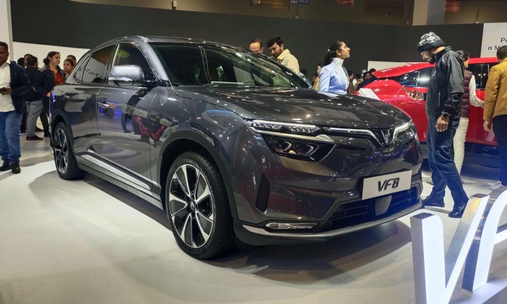 Bharat Mobility Global Expo 2025: VinFast VF 8 Electric SUV Makes Its India Debut Bharat Mobility Global Expo 2025: VinFast VF 8 Electric SUV Makes Its India Debut
