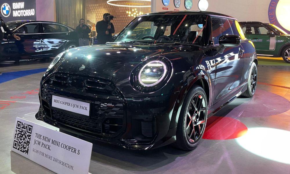 Bharat Mobility Global Expo 2025: Mini Cooper S John Cooper Works Pack Launched; Priced At Rs 55.90 Lakh Bharat Mobility Global Expo 2025: Mini Cooper S John Cooper Works Pack Launched; Priced At Rs 55.90 Lakh