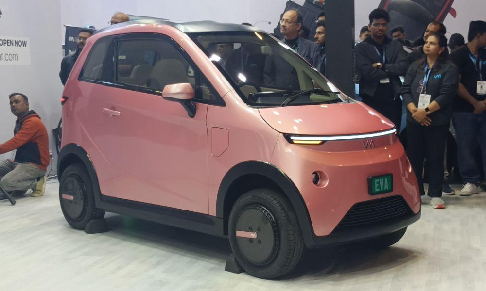 Bharat Mobility Global Expo 2025: Solar-Powered Vayve Eva Electric Car Launched At Rs 3.25 Lakh Bharat Mobility Global Expo 2025: Solar-Powered Vayve Eva Electric Car Launched At Rs 3.25 Lakh