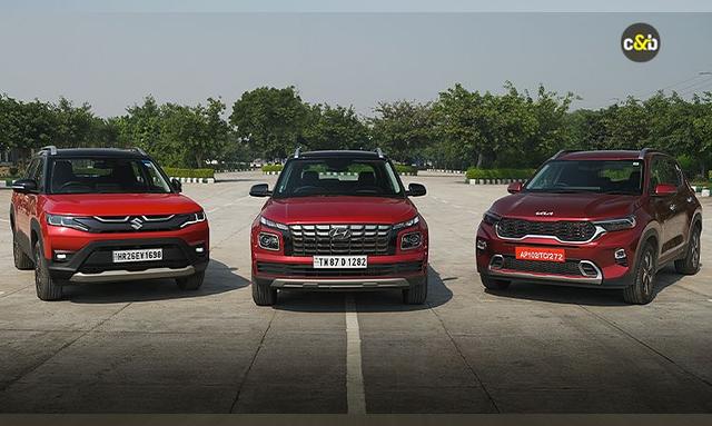 Maruti Suzuki Brezza vs Hyundai Venue vs Kia Sonet Comparison Review The Maruti Suzuki Brezza, Hyundai Venue, and Kia Sonet each have their own distinct selling points, but which is our top pick in the competitive subcompact SUV segment? We discover the truth.