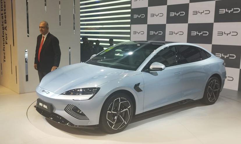 Auto Expo 2023: BYD Seal Electric Sedan Lands In India Auto Expo 2023: BYD Seal Electric Sedan Lands In India