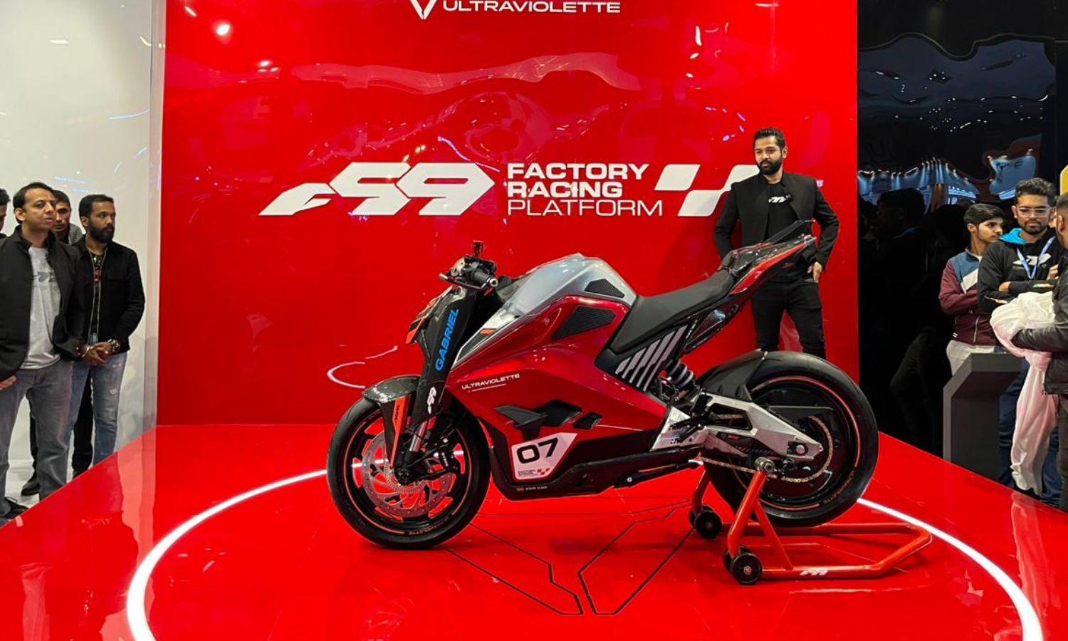 Auto Expo 2023: Ultraviolette Unveils Concept F99 Electric Race Bike Ultraviolette took the wraps off the F99 Factory Racing Platform, which is a high-performance customisable electric motorcycle meant specifically for racing.