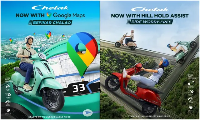 Bajaj Chetak C3501 Gains Google Maps Integration, More Power; Price Hiked To Rs 1.39 Lakh Thanks to increased peak power output across the Chetak range, the top-of-the-line C3501 now has a claimed top speed of 80 kmph.